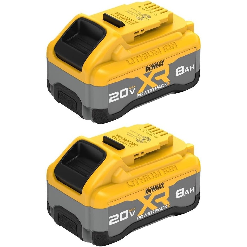 image:imageDEWALT 20V MAX Battery Premium 60Ah Double Pack DCB206220V MAX XR 8Ah POWERPACK