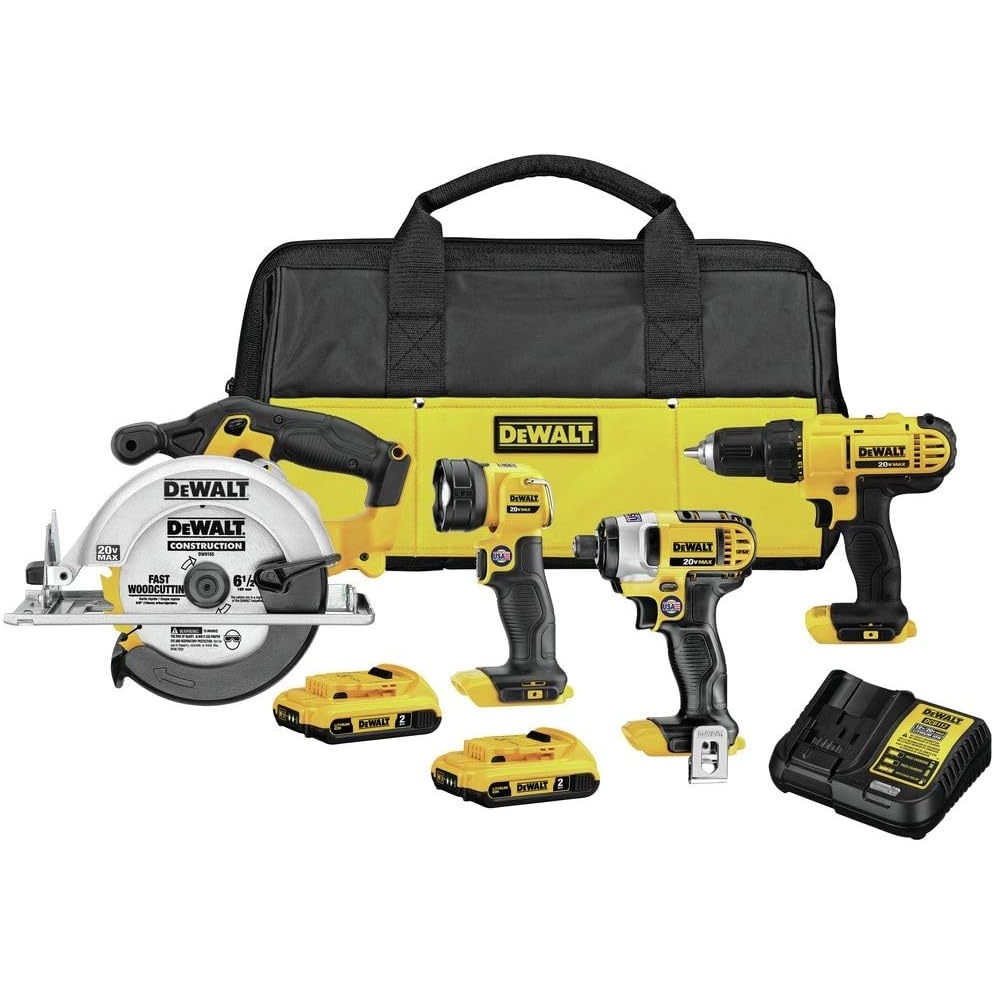 image:imageDEWALT 20V MAX Cordless Drill Combo Kit 4Tool DCK466D24Tool Combo Kit Only
