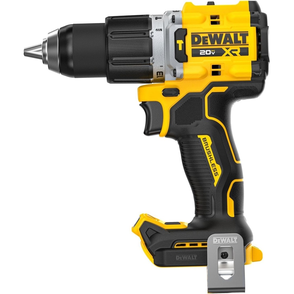 image:imageDEWALT 20V MAX Hammer Drill 12 Cordless and Brushless Compact with 2Speed Setting Bare Tool Only DCD805B Special Feature Variable Speed20V MAX XR