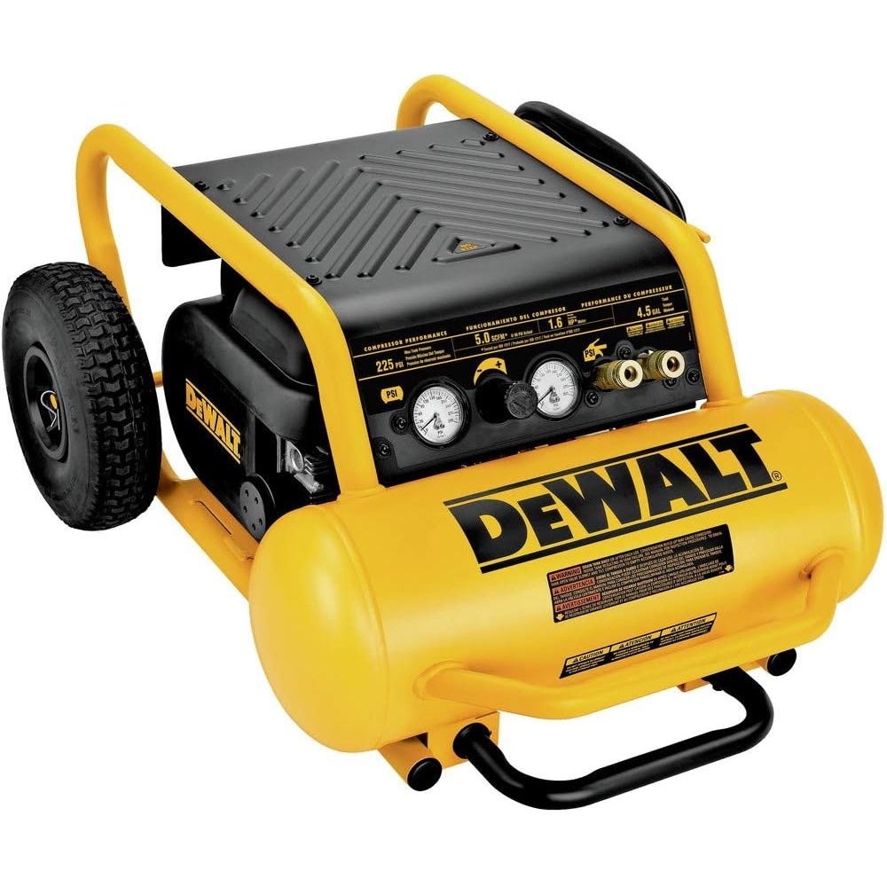 image:imageDEWALT Air Compressor 225PSI Max Hand Carry with Wheels 412 Gallon D55146