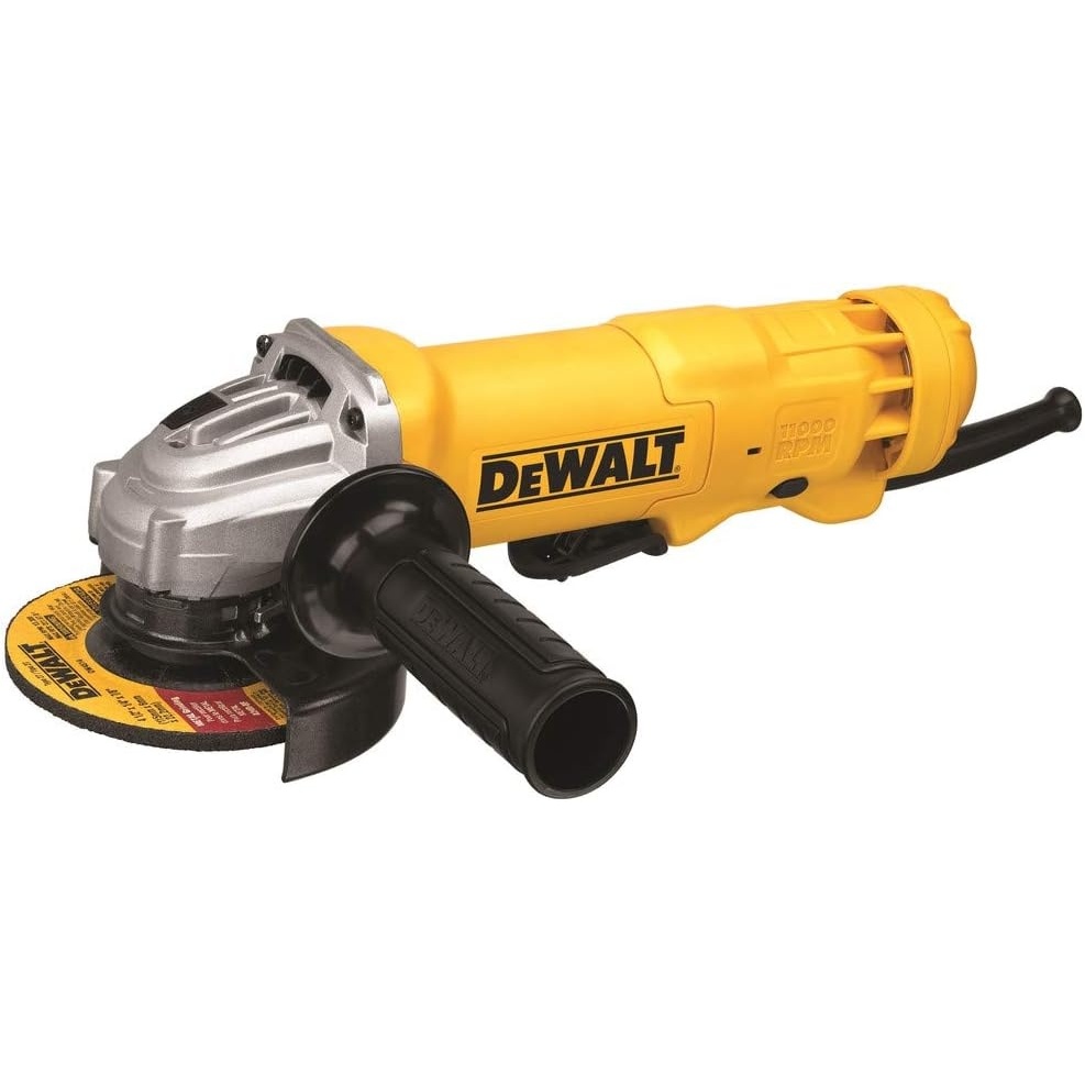 image:imageDEWALT Angle Grinder 412 in 11 Amp 11000 RPM Dust Ejection System Electric Grinder Tool with Abrasive Wheel Included DWE402W