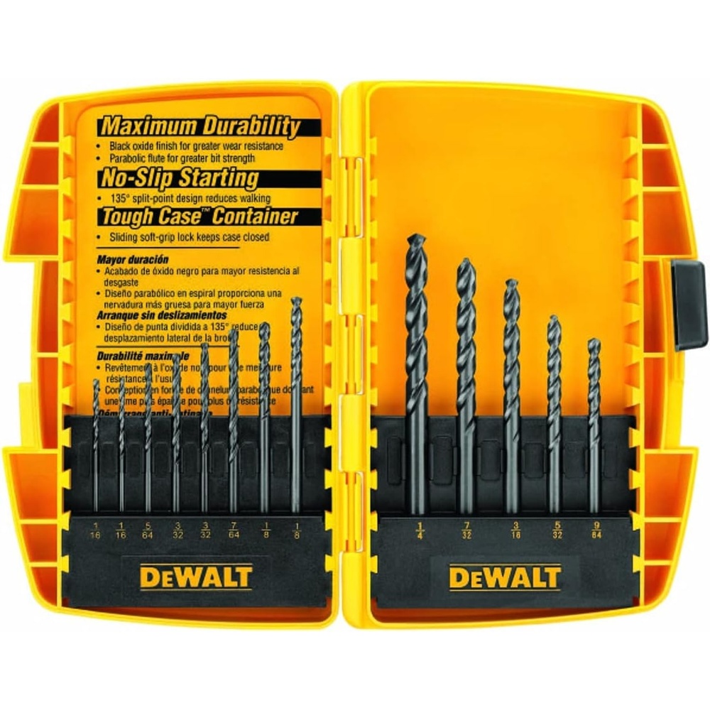 image:imageDEWALT Black Oxide Drill Bit Set 20Piece DW117713 Pieces