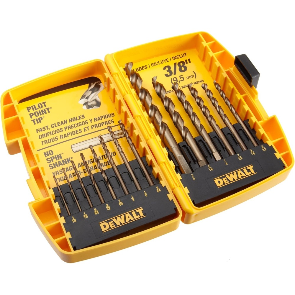 image:imageDEWALT Black Oxide Drill Bit Set 20Piece DW117714 Pieces