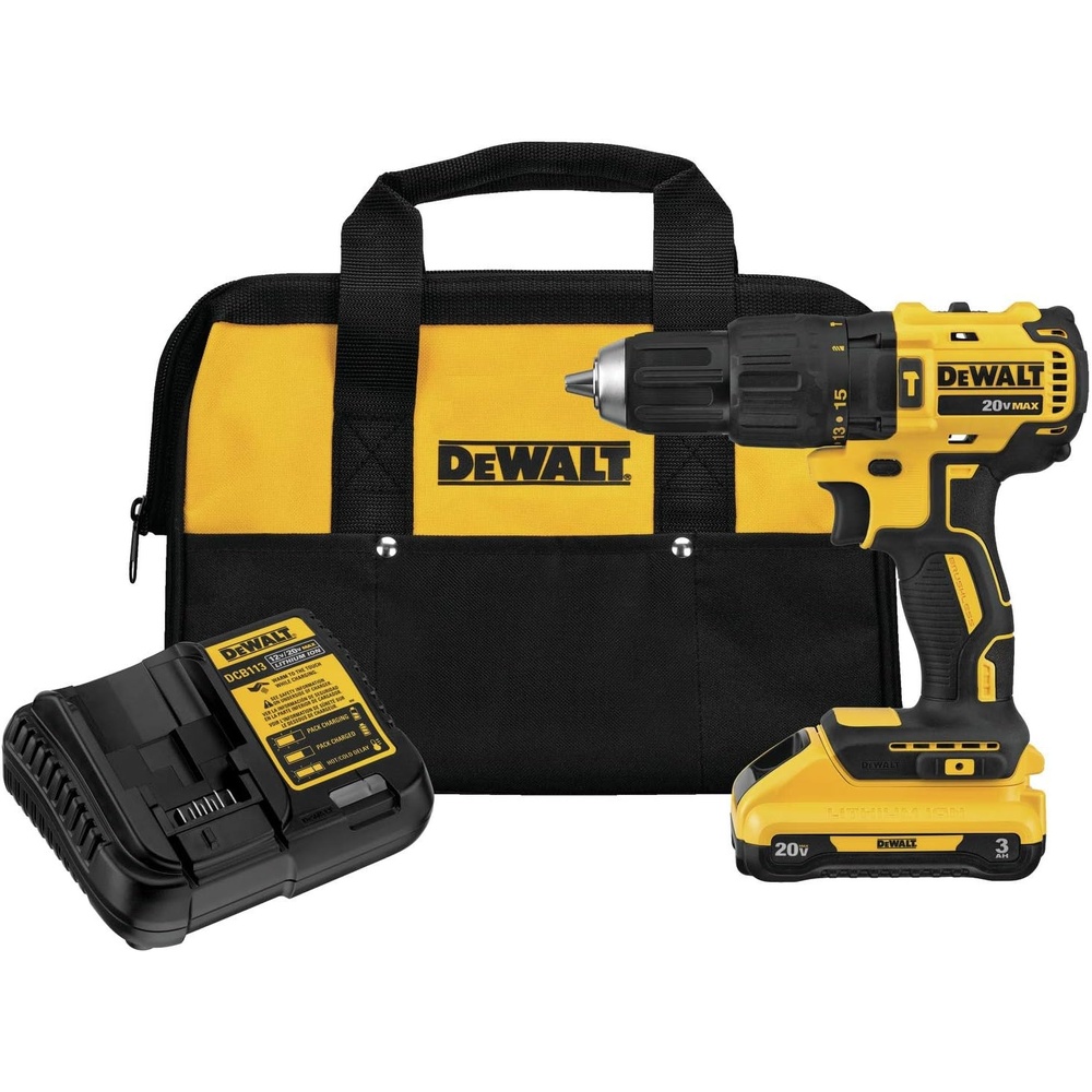 image:imageDEWALT DCD778L1 20V Max Cordless Compact Hammer DrillDriver