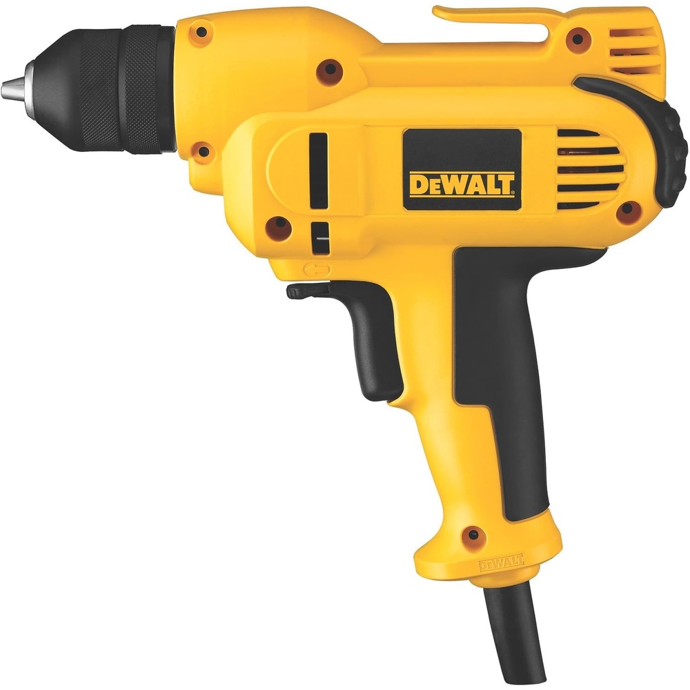 image:imageDEWALT Drill 80Amp 38Inch Variable Speed Trigger MidHandle Grip for Comfort Corded DWD115K Corded Drill