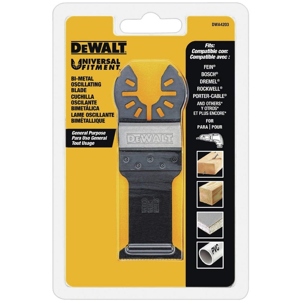 image:imageDEWALT Dwa4203 Oscillating Wood with Nails BladeOne Size