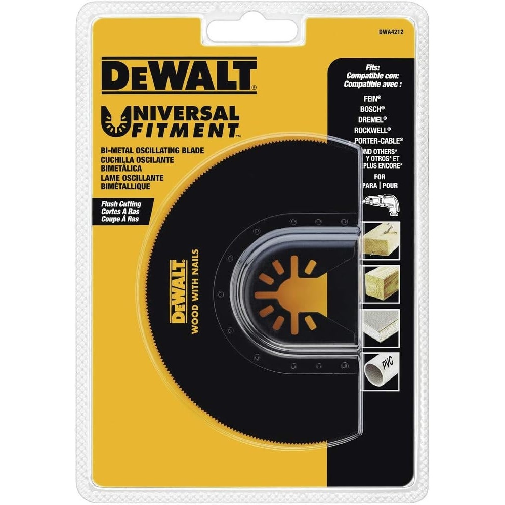 image:imageDEWALT Dwa4212 Oscillating Flush Cut Blade Black