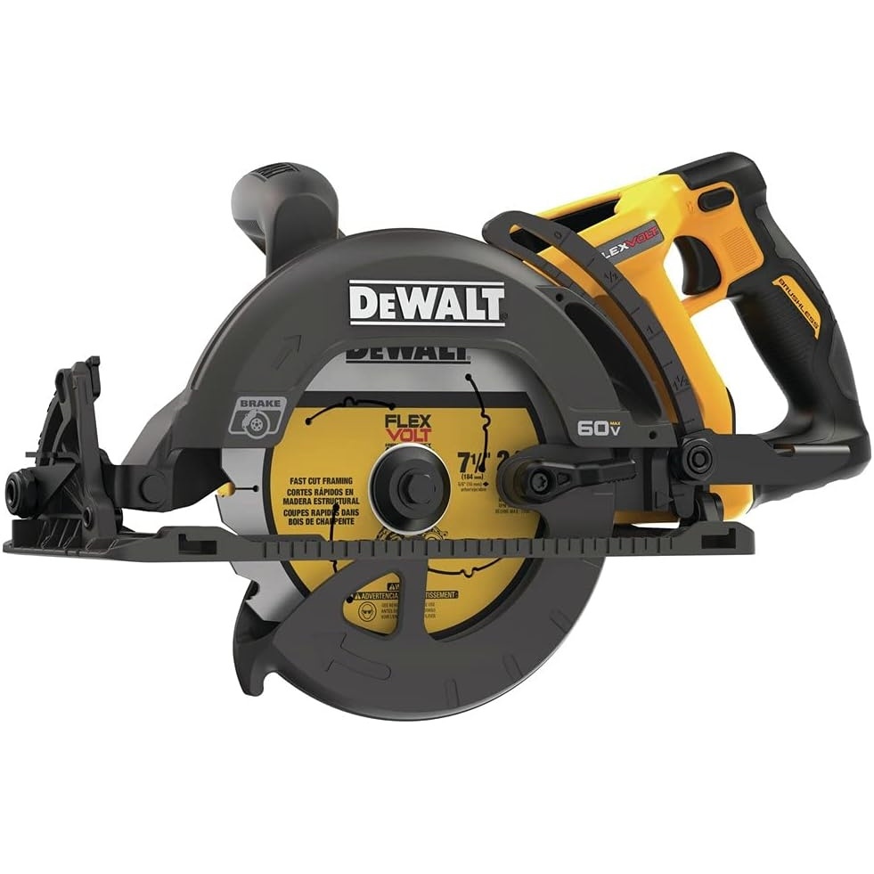 image:imageDEWALT FLEXVOLT 60V MAX Circular Saw for Framing 714Inch Tool Only DCS577B