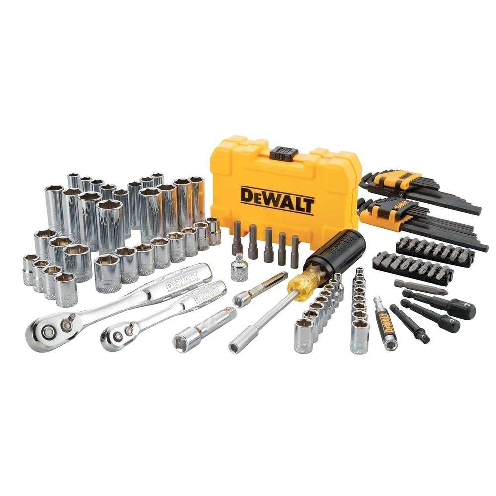 image:imageDEWALT Mechanics Tools Kit and Socket Set 14 amp 38 Drive SAE 108Piece DWMT73801