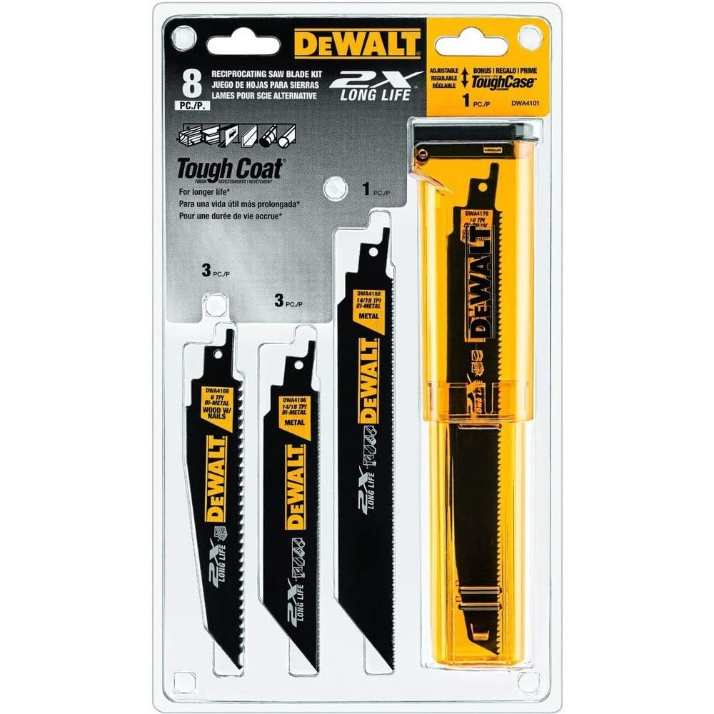 image:imageDEWALT Reciprocating Saw Blades BiMetal 6Piece Set DW48968piece 2X Set