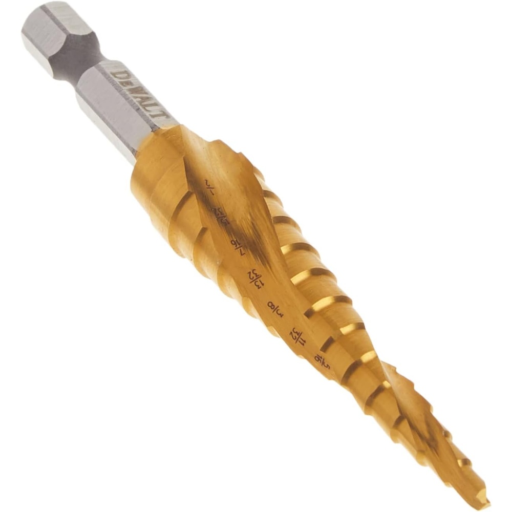 image:imageDEWALT Step Drill Bit Set 78Inch to 118Inch DWA1789IR18 12 Pack of 1
