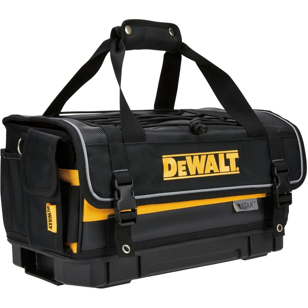 image:imageDEWALT TSTAK Tool Bag 16inch Durable Tote with Tool Organizer and Hard Bottom DWST17623One Size