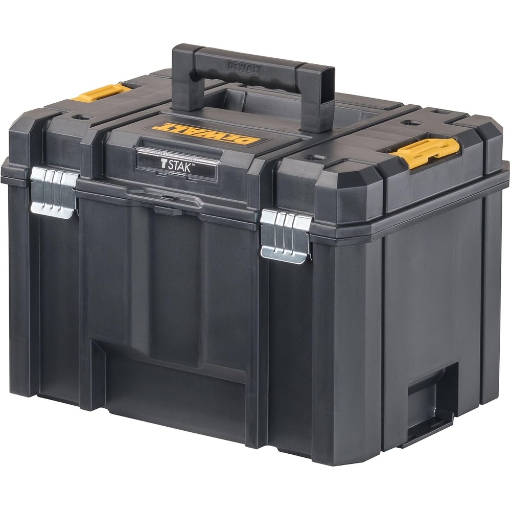 image:imageDEWALT TSTAK Tool Box Extra Large Design Removable Tray for Easy Access to Tools Water and Debris Resistant DWST17806