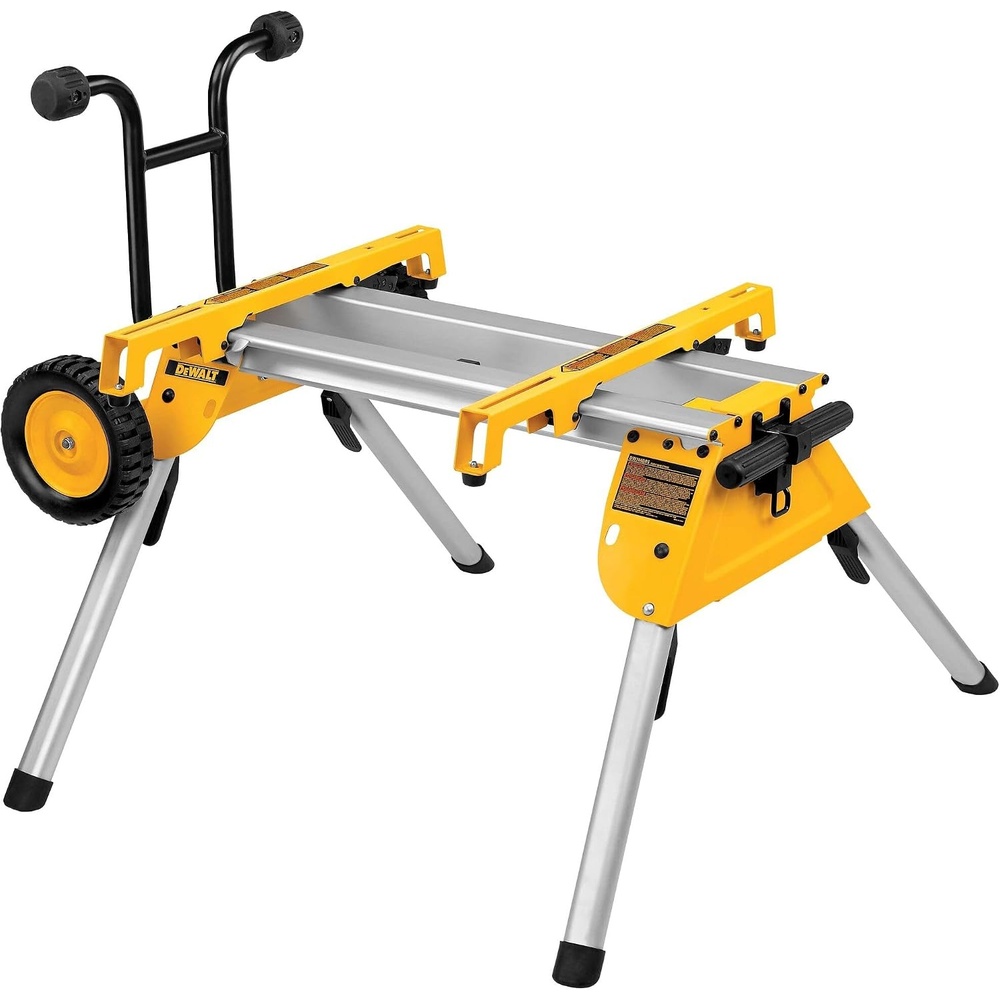 image:imageDEWALT Table Saw Stand Rolling Stand Collapsible and Portable Lightweight and Compact DW7440RS