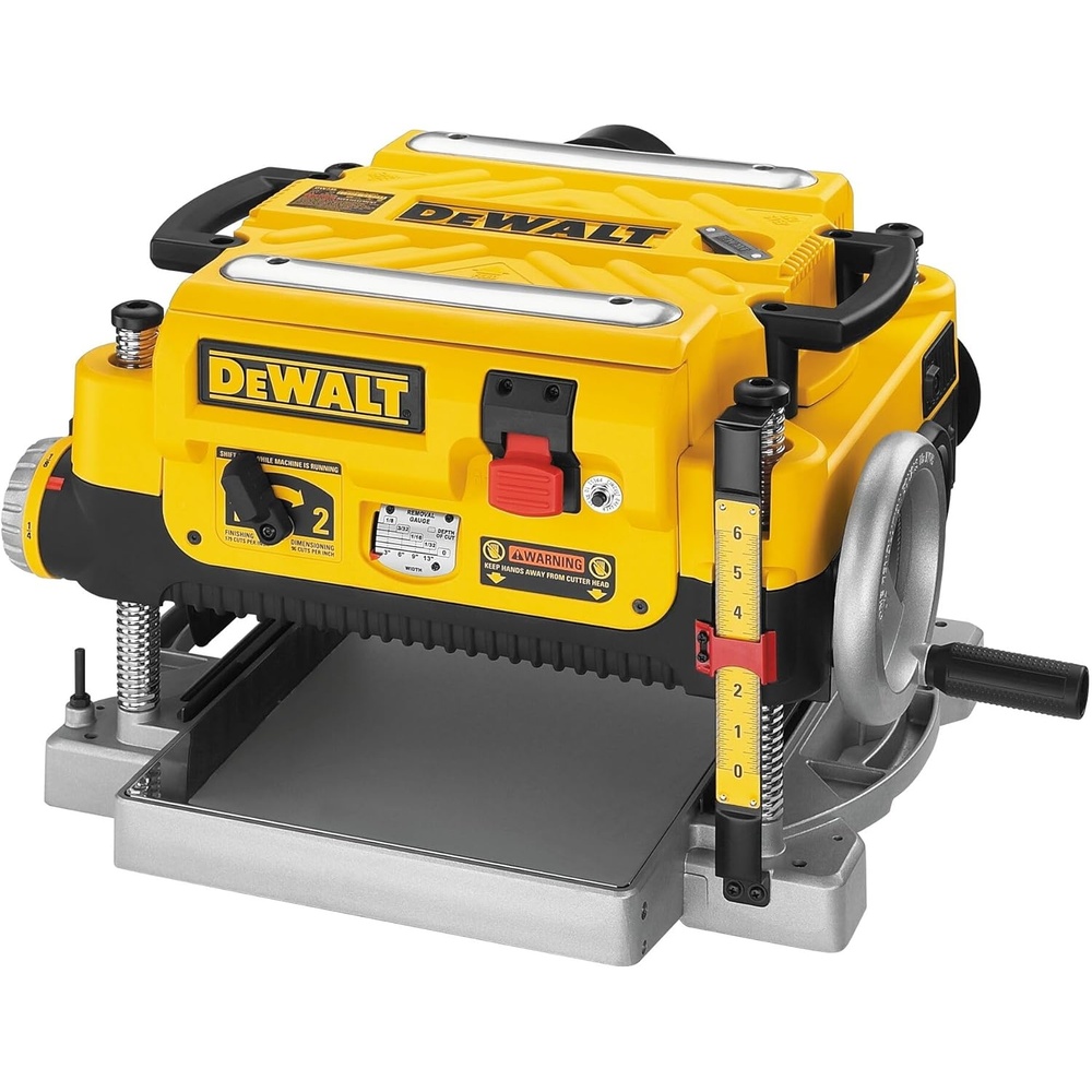 image:imageDEWALT Thickness Planer 13inch Wood Planer Three Knife Two Speed 15 Amp 20000 RPM Motor DW735X2Speed Planer 13
