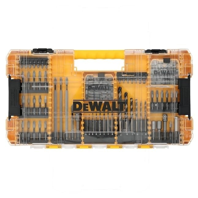 image:imageTough Grip 120Piece Screwdriver Bit Set 14in Hex Shank Impact Ready Alloy Steel DWAF120SETTG