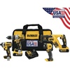 Black & Decker DCK494P2 20V MAX* XR Lithium Ion 4-Tool Combo Kit(Combo Kit)