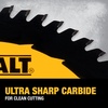 DEWALT 10 in. 24 Tooth General Purpose Saw Blade, Ultra Sharp Carbide Table Saw Blade (DWA11024)(10″ / 40″ Teeth + 60″ Teeth)