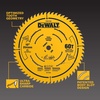 DEWALT 10 in. 24 Tooth General Purpose Saw Blade, Ultra Sharp Carbide Table Saw Blade (DWA11024)(10″ / 60 Teeth)