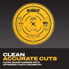 DEWALT 10 in. 24 Tooth General Purpose Saw Blade, Ultra Sharp Carbide Table Saw Blade (DWA11024)(10″ / 80 Teeth)