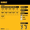 DEWALT 12 Pc Black and Gold Drill Bit Set, Premium Finish Impact Driver Bit Set for Metal, Plastic and Wood (DWAH1182)