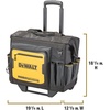 DEWALT 18 Inch Rolling Tool Storage Bag with 27 Pockets (DWST560107)(Rolling Tool Bag)