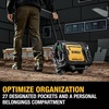 DEWALT 18 Inch Rolling Tool Storage Bag with 27 Pockets (DWST560107)(Rolling Tool Bag)