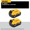 DEWALT 20V MAX 5 Ah Lithium Ion Battery 2-Pack (DCB205-2)(20V MAX)