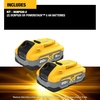 DEWALT 20V MAX 5 Ah Lithium Ion Battery 2-Pack (DCB205-2)(20V MAX XR POWERSTACK)