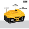 DEWALT 20V MAX Battery, Premium 6.0Ah Double Pack (DCB206-2)(20V MAX 6 Ah)