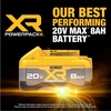 DEWALT 20V MAX Battery, Premium 6.0Ah Double Pack (DCB206-2)(20V MAX XR 8Ah POWERPACK)