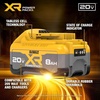 DEWALT 20V MAX Battery, Premium 6.0Ah Double Pack (DCB206-2)(20V MAX XR 8Ah POWERPACK)
