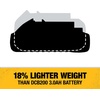 DEWALT 20V MAX Battery and Dewalt Battery Charger Combo XR POWERPACK™ 4Ah , LED Charge Indicator(DCB2104C)(3 Ah)