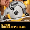 DEWALT 20V MAX Circular Saw, Cordless Sidewinder Style Portable, 6-1/2-Inch Blade, 5150 RPM, 0-50 Degree Bevel Capability, Battery Not Included (DCS391B)(Yellow)