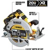 DEWALT 20V MAX Circular Saw Cordless with Brake, 7-1/4 Inch, Tool Only (DCS570B)(Circular Saw Only)