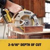 DEWALT 20V MAX Circular Saw Cordless with Brake, 7-1/4 Inch, Tool Only (DCS570B)(Circular Saw Only)