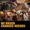 DEWALT 20V MAX Cordless 4 1/2 Inch Paddle-Switch Grinder, Bare Tool Only (DCG408B)(One Size)