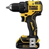 DEWALT 20V MAX* Cordless Drill / Driver Kit, Compact, 1/2-Inch (DCD708C2)