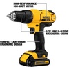 DEWALT 20V MAX Cordless Drill Driver and Oscillating Multi-Tool Combo Kit with 2 x 2 Ah Batteries and Charger, Blade and Workbag (DCK251D2)(4 Tool Combo Kit)