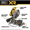 DEWALT 20V MAX XR 10 in. Double Bevel Fixed Miter Saw (Tool Only) (DCS714B)(20V 10IN Miter Saw Cordless)