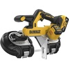 DEWALT 20V MAX XR Bandsaw, Brushless Motor, Portable and Cordless, 3-3/8 Inch Cut Capacity, 5Ah Battery and Charger Included (DCS378P1)(Kit with Battery)