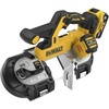 DEWALT 20V MAX XR Bandsaw, Brushless Motor, Portable and Cordless, 3-3/8 Inch Cut Capacity, 5Ah Battery and Charger Included (DCS378P1)(Kit with Battery)