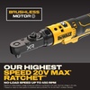 DEWALT 20V MAX* XR Brushless 1/4 in. & 3/8 in. Sealed Head Ratchet Kit (DCF520GE1)