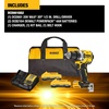 DEWALT 20V MAX XR Brushless Cordless 1/2 in. Drill Driver Kit With DEWALT POWERPACK Batteries and Charger (DCD801QQ2)