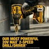 DEWALT 20V MAX XR Brushless Cordless 1/2 in. Drill Driver Kit With DEWALT POWERPACK Batteries and Charger (DCD801QQ2)