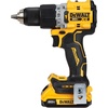 DEWALT 20V MAX* XR® Brushless Cordless 1/2 in. Hammer Drill/Driver Kit (DCD805D2), Yellow