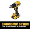 DEWALT 20V MAX* XR® Brushless Cordless 1/2 in. Hammer Drill/Driver Kit (DCD805D2), Yellow