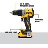 DEWALT 20V MAX* XR® Brushless Cordless 1/2 in. Hammer Drill/Driver Kit (DCD805D2), Yellow