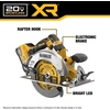 DEWALT 20V MAX XR Brushless Cordless 7-1/4 in. Circular Saw Kit with Battery and Charger (DCS590WW1)(20V MAX XR)