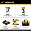 DEWALT 20V MAX XR Brushless Hammer Drill 1/2 In. and High Torque 1/4 Impact Driver Combo with 2 x 4 Ah Batteries and 4 Amp Charger (DCK2112QQ2)(2 Tools + Bag)